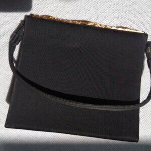 LA FRANCE VINTAGE MATTE SATIN HANDBAG
